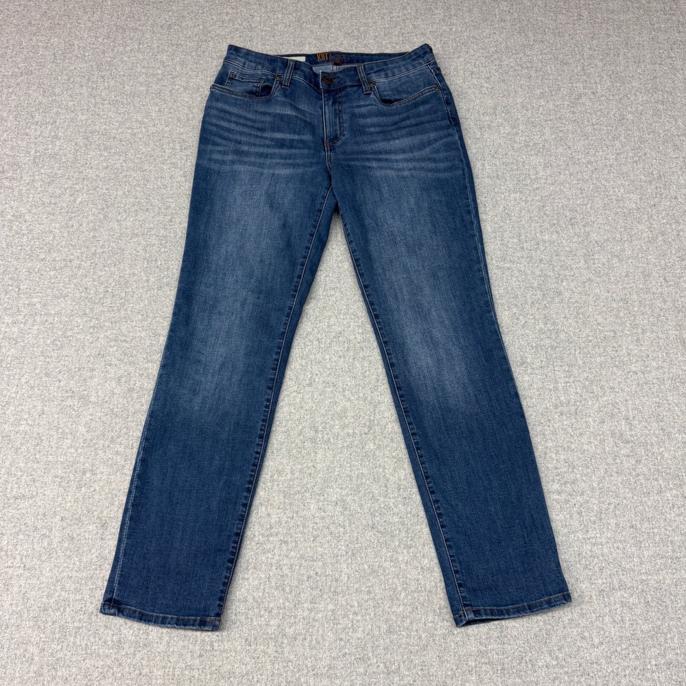 KUT from the Kloth Carrie Boyfriend Jeans Size 8 Blue Denim Medium Wash Relaxed